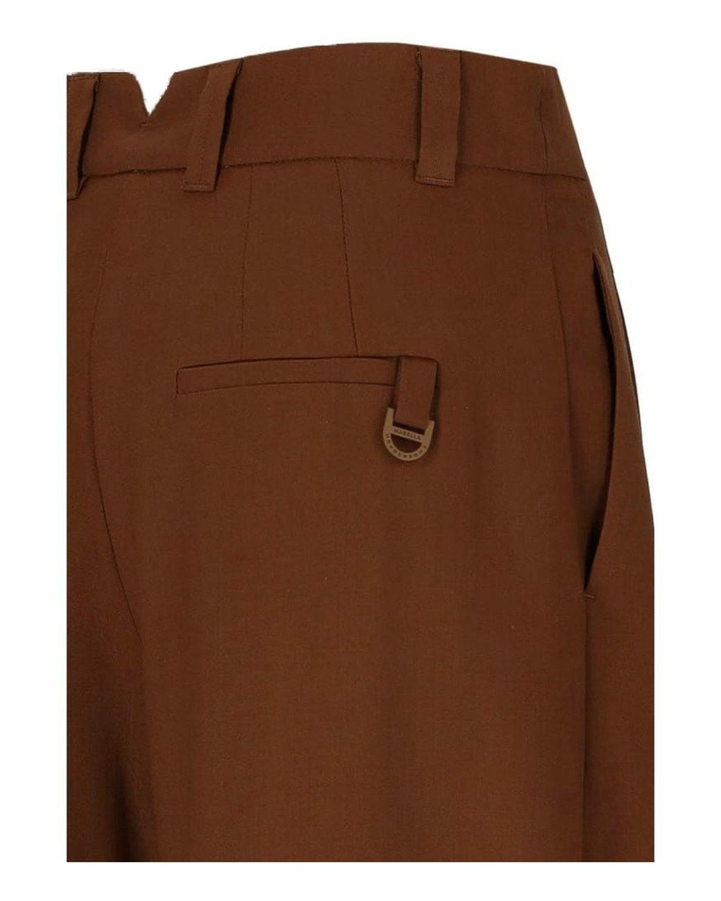 Marella Brown Trousers Salvo Caramel
