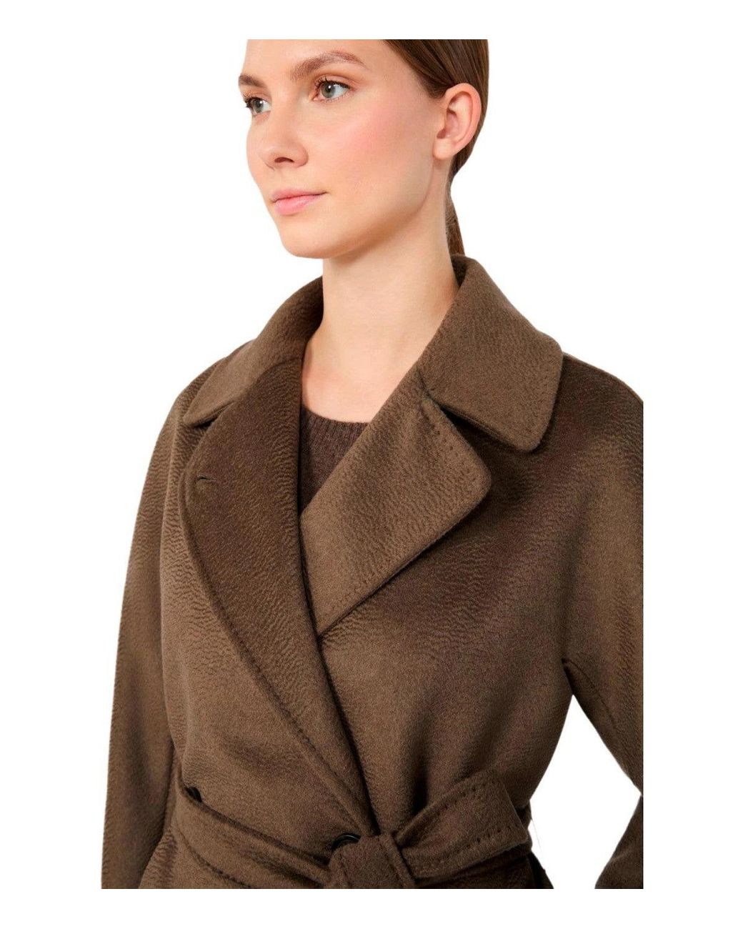Weekend by Maxmara Brown Coat Resina