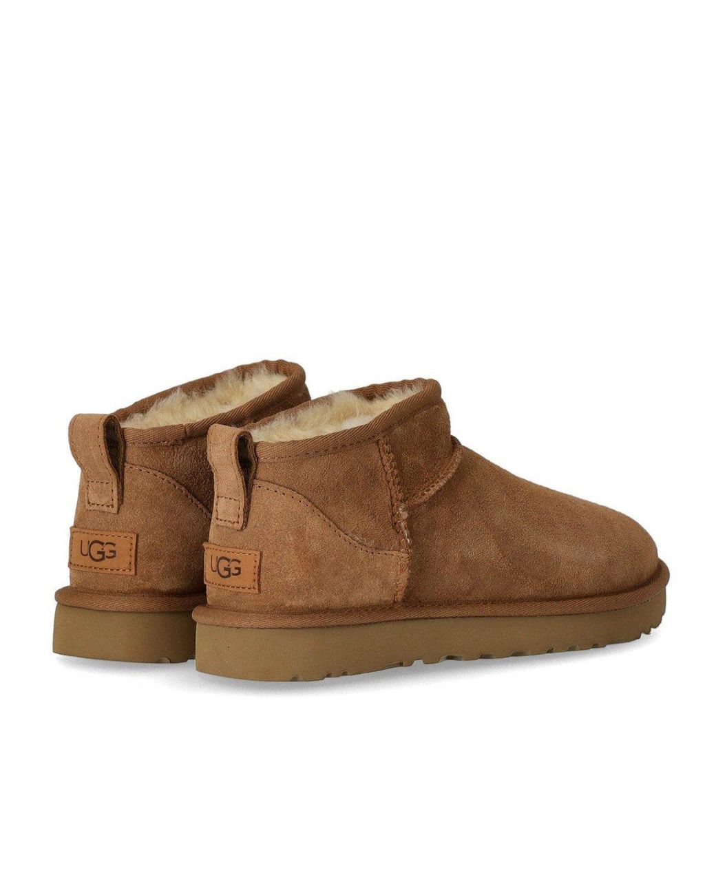 Ugg Brown Classic Ultra Mini Chestnut Ankle Boot