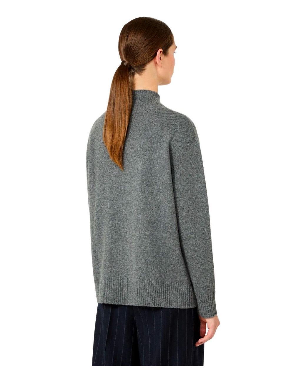 Weekend by Maxmara Gray Sweater Elegia