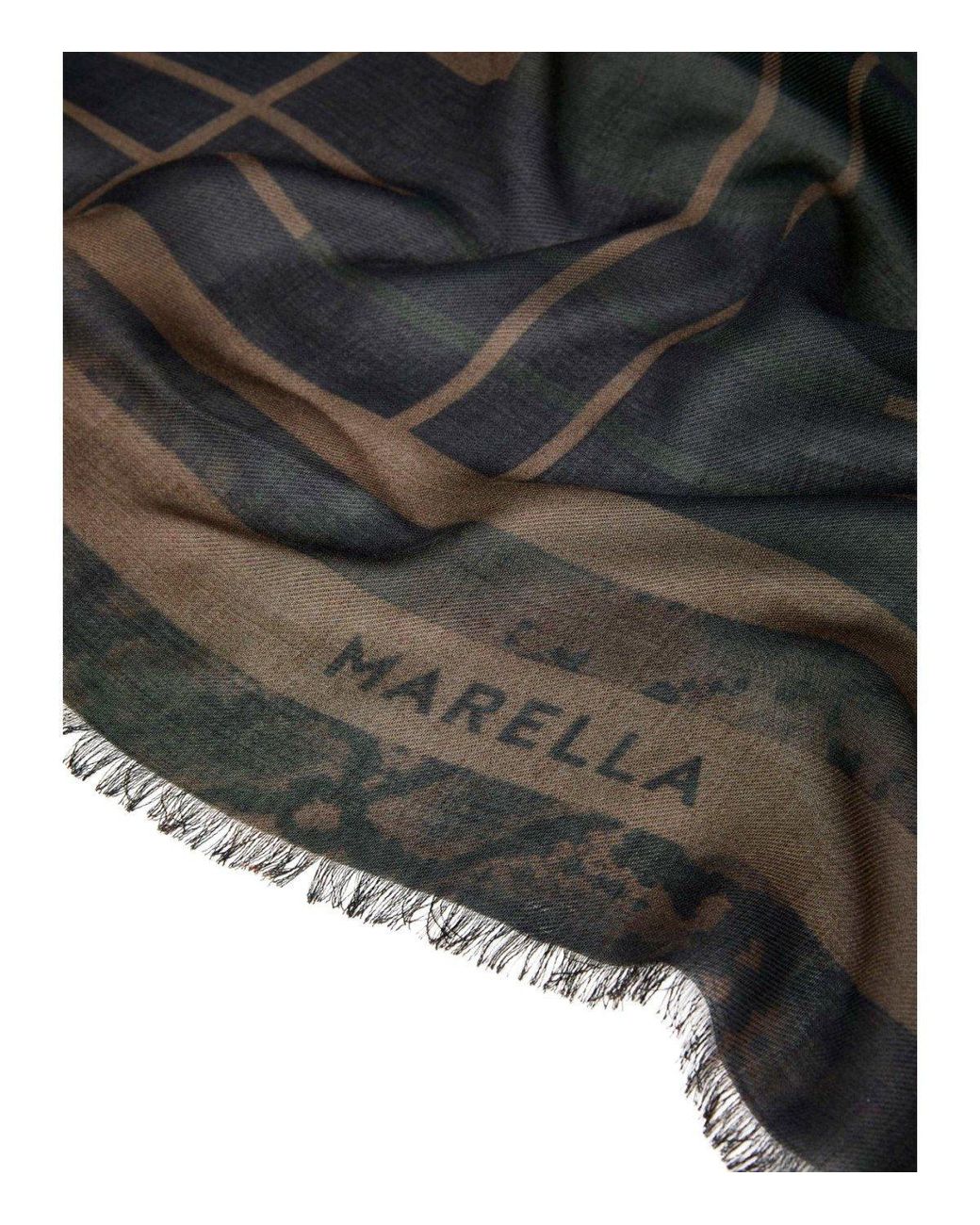 Marella Black Aerosi Python Schal