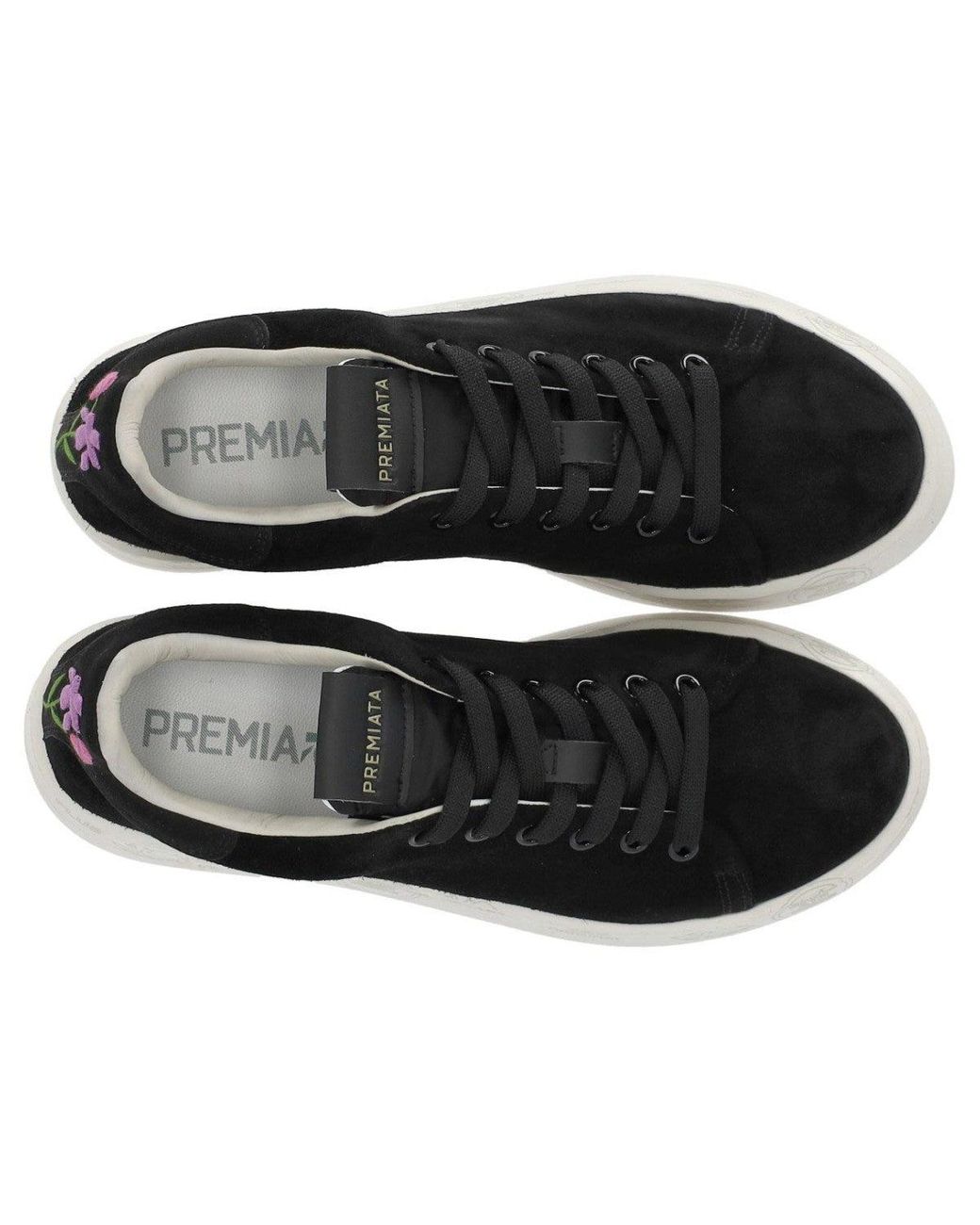 Premiata Black Sneaker Belle 8631
