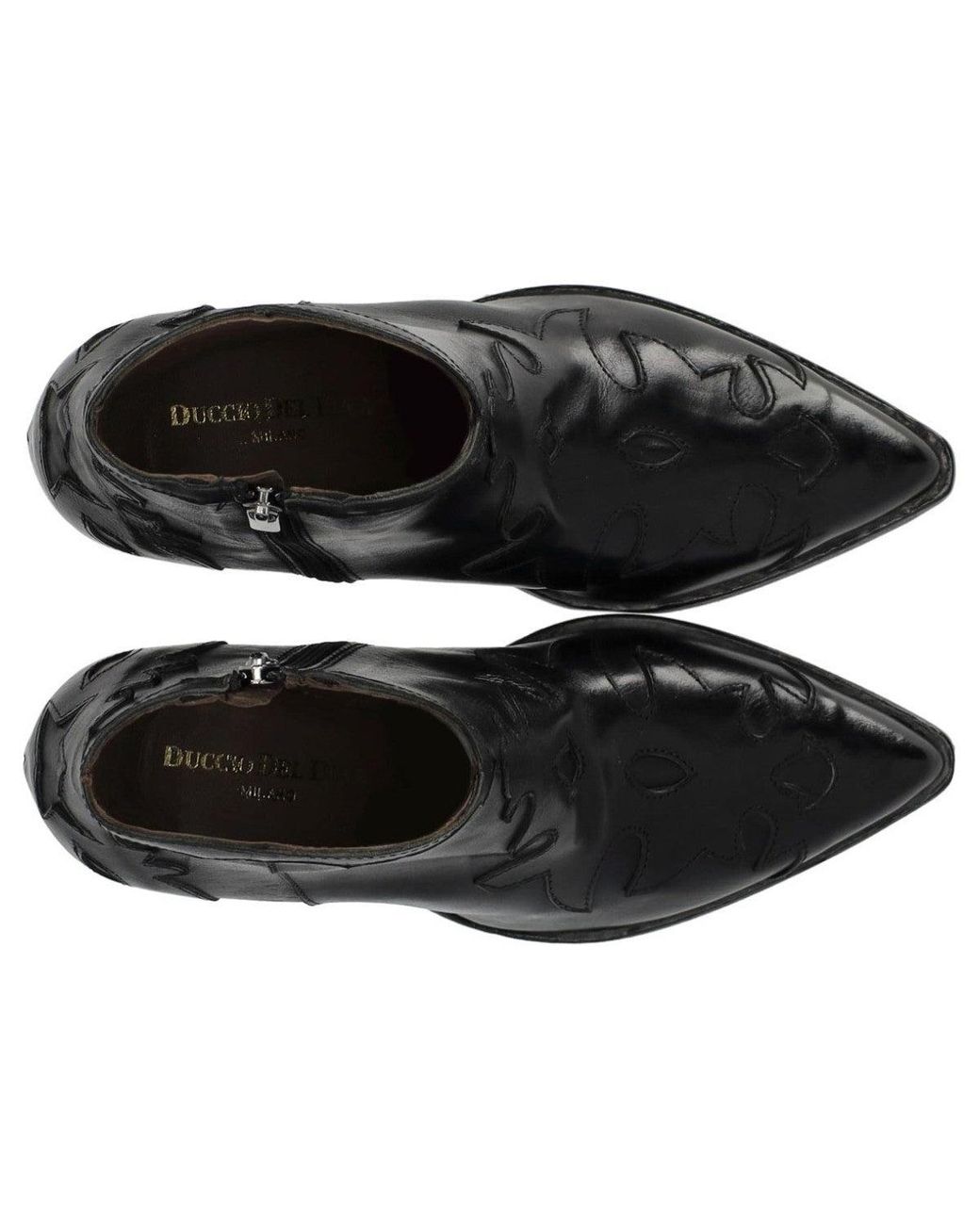 Duccio Del Duca Black Ankle Boot