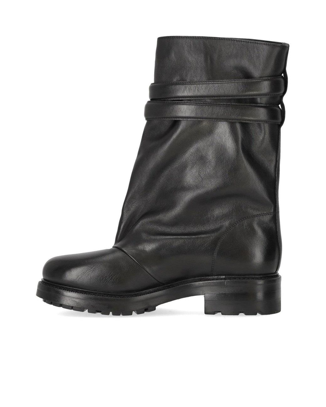 Strategia Black Biker Boot