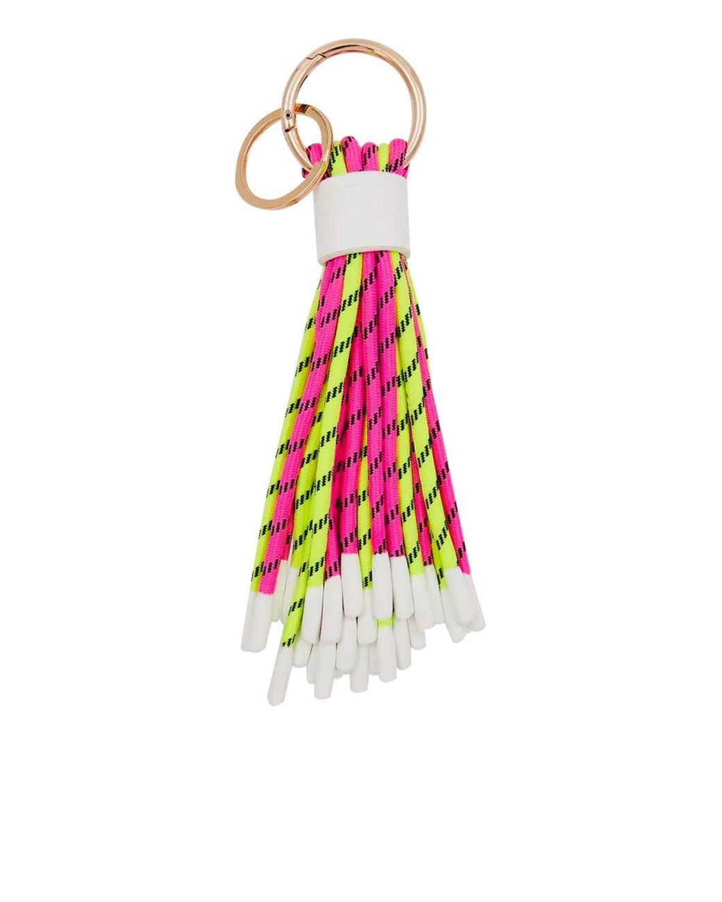 Essentiel Antwerp White Hunfair Fuchsia And Keychain