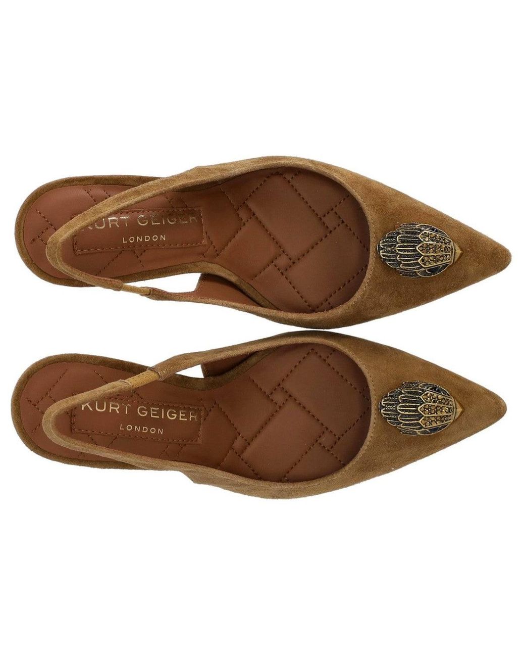 Kurt Geiger Brown Slingback Belgravia