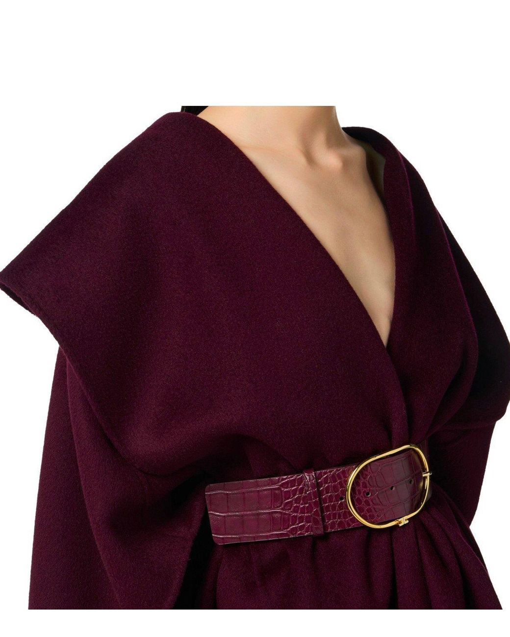 Elisabetta Franchi Purple Ponchos
