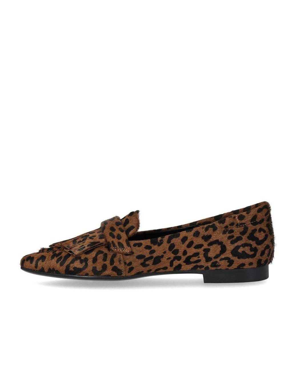 MISS OLIVIA Brown Ada Animalier Loafer