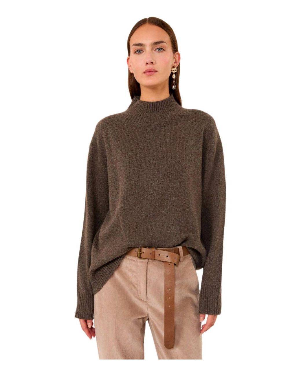 Weekend by Maxmara Gray Sweater Elegia
