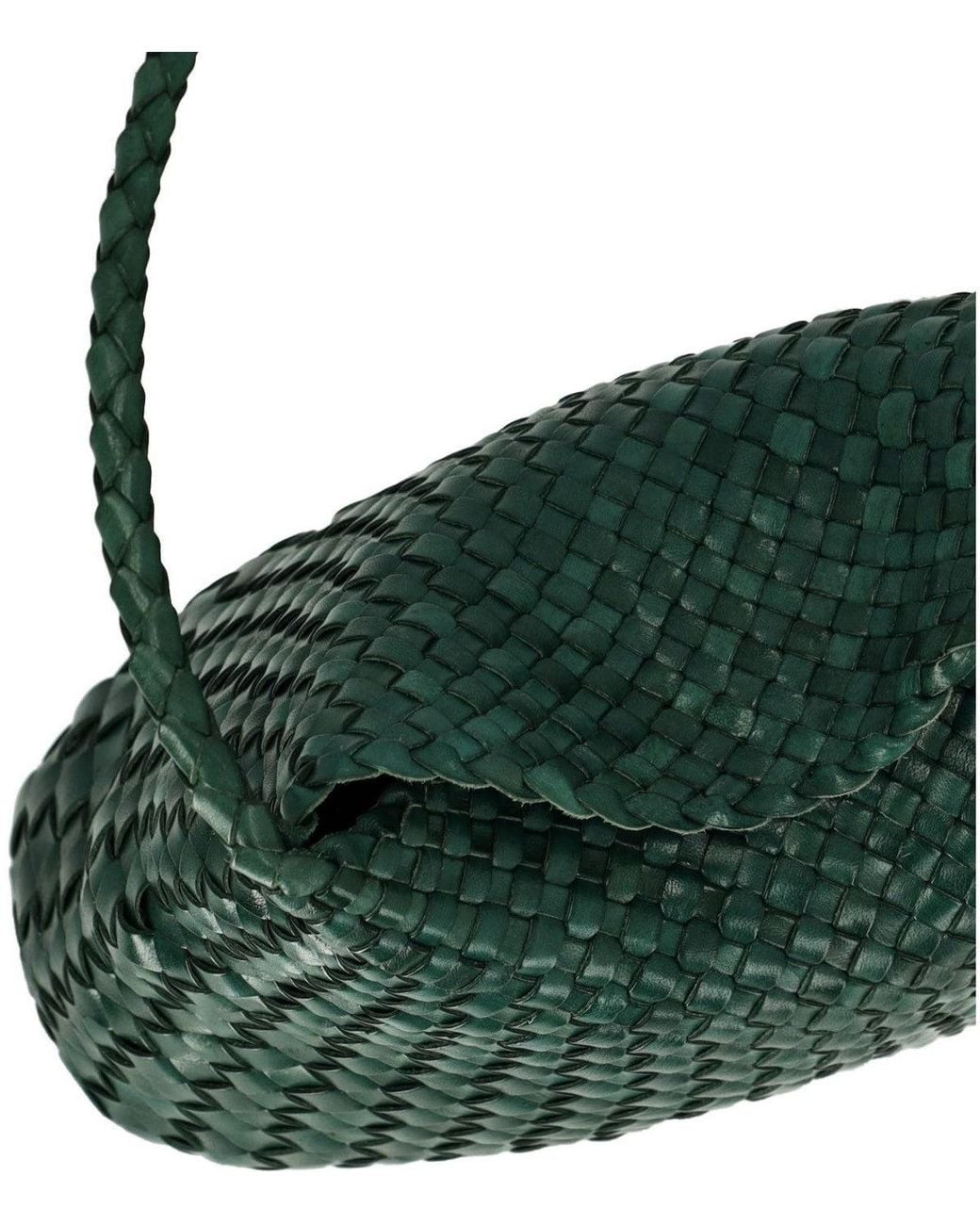 Dragon Diffusion Green Santa Maria Dark Shoulder Bag