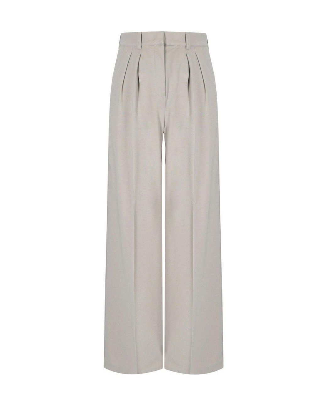 Max Mara Gray Ginnico Light Pants