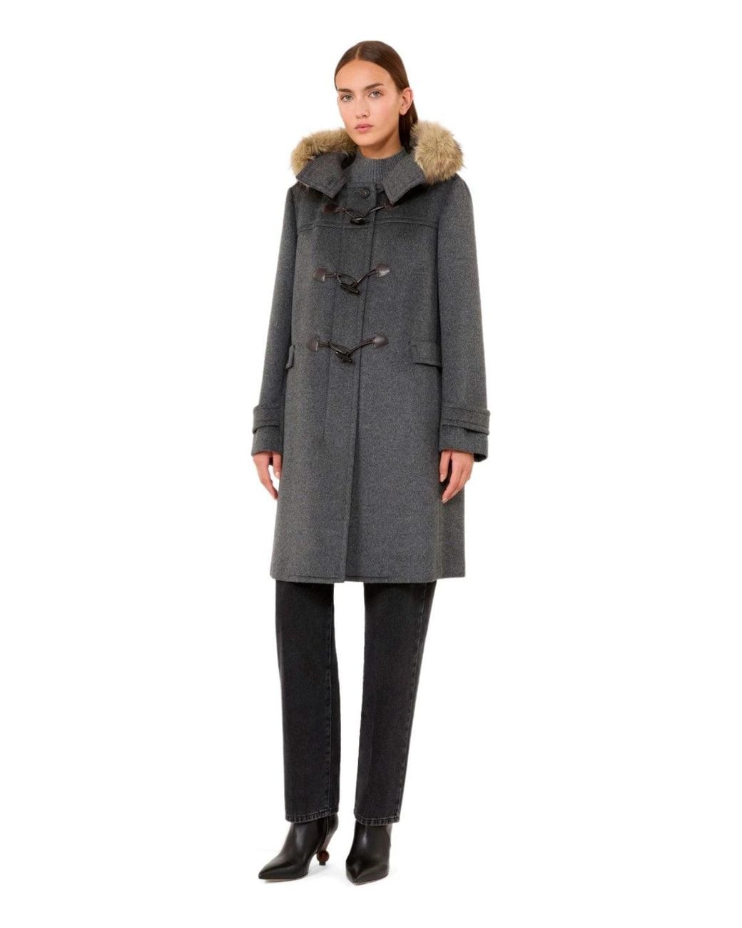 Weekend by Maxmara Gray Coat Epica