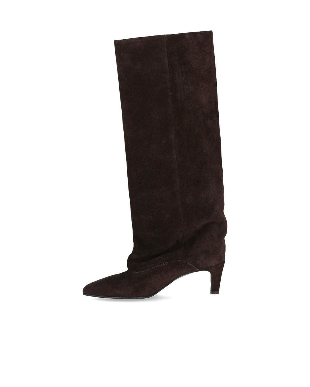 Strategia Brown Stivale Velour Ebano