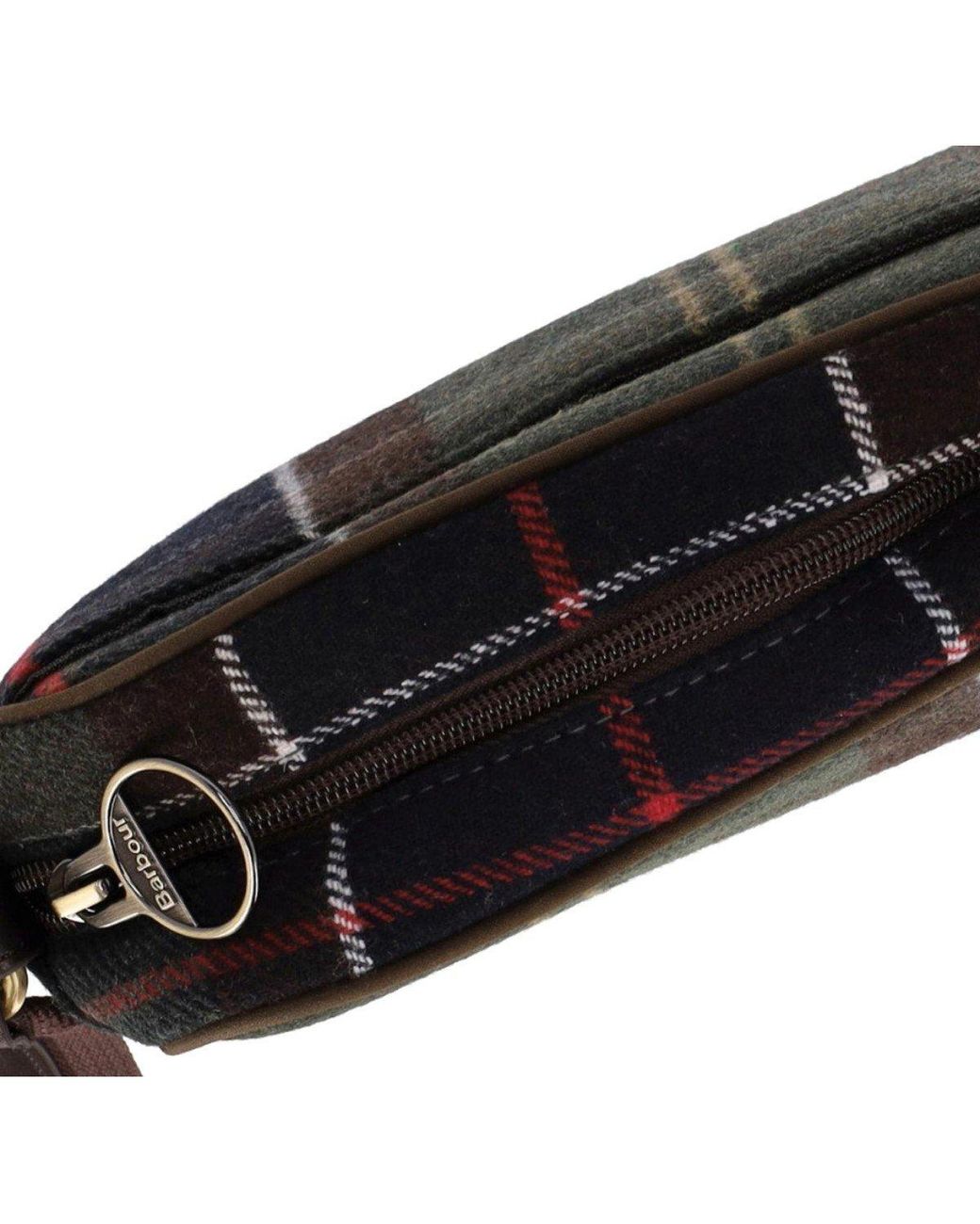 Barbour Black Contin Tartan Crossbody Bag