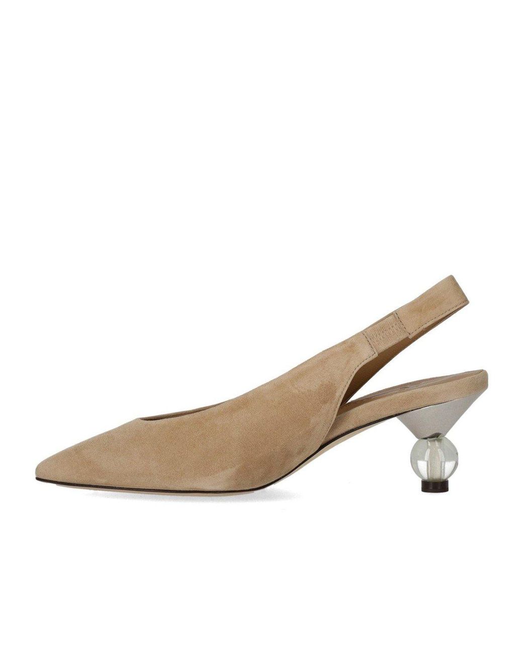 Weekend by Maxmara Brown Orma Beige Slingback Pump