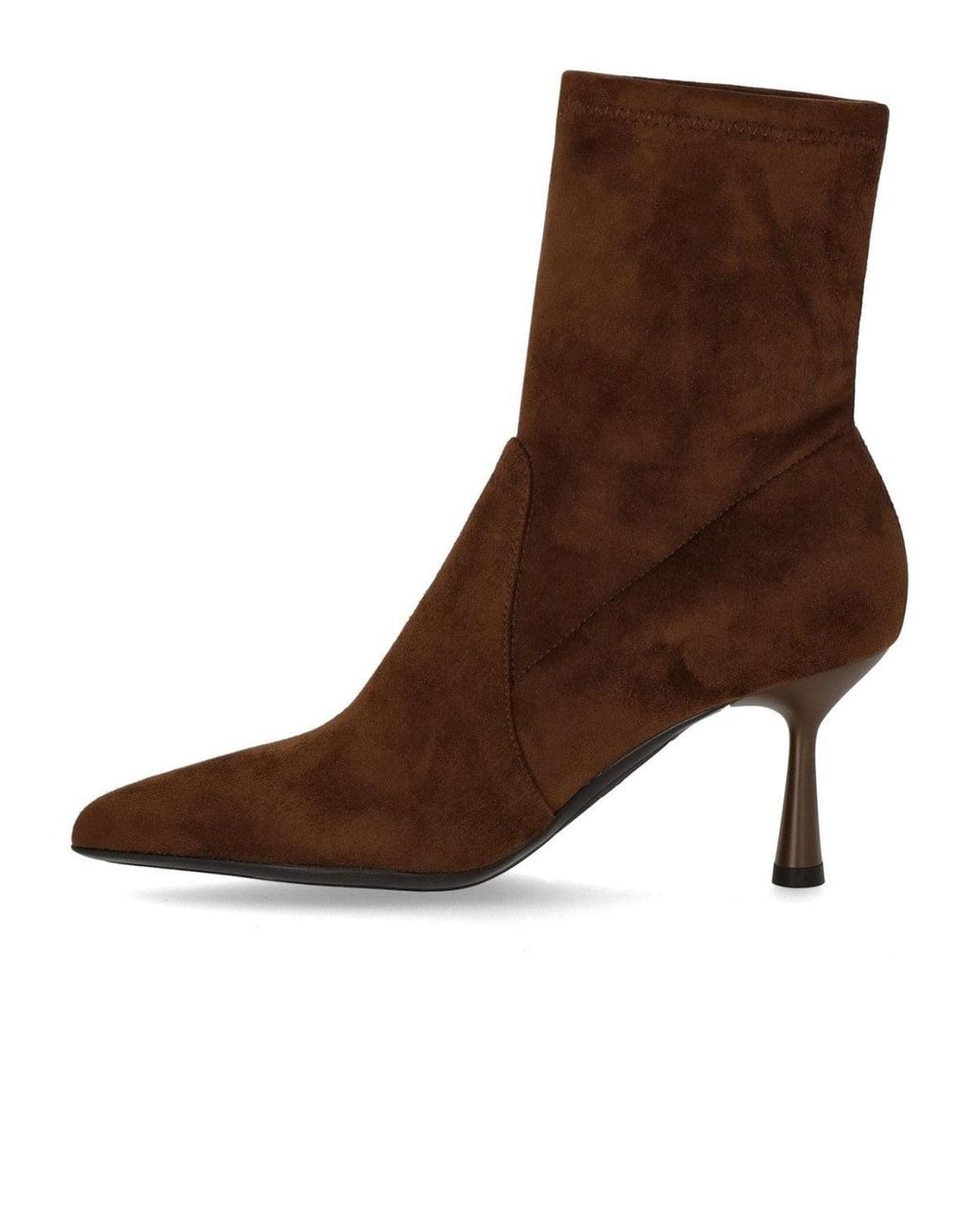 Sergio Levantesi Brown Janet Suede Ankle Boot