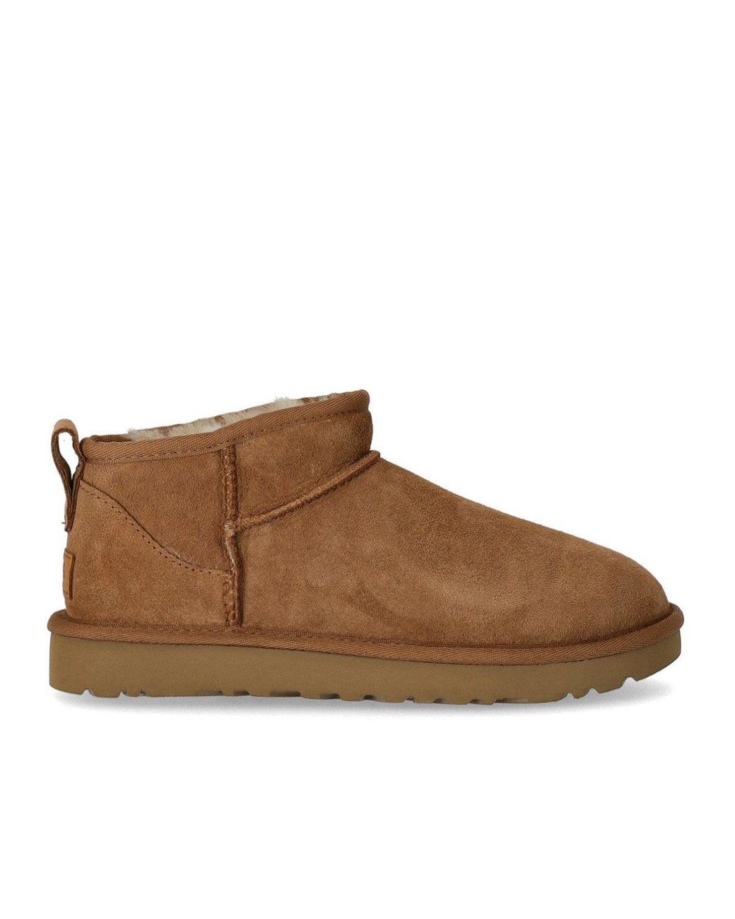 Ugg Brown Classic Ultra Mini Chestnut Ankle Boot