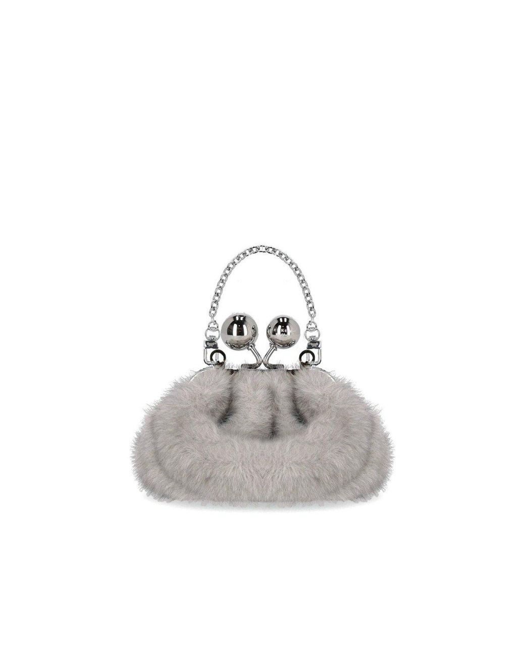 Weekend by Maxmara White Pasticcino Tubo Mini Clutch