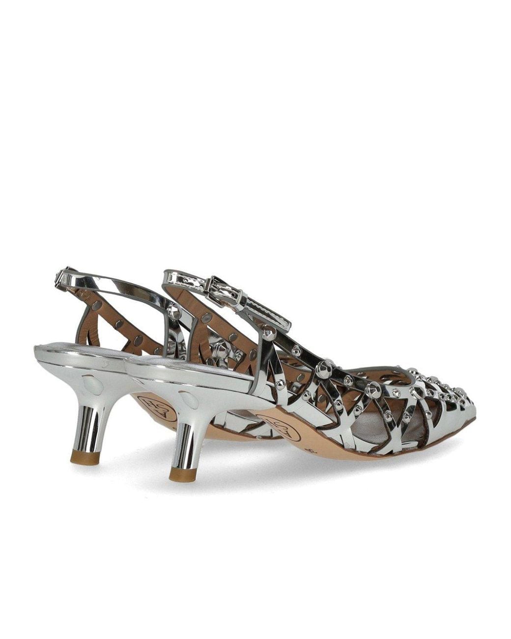 Décolleté Slingback Bizarre di Ash in Metallic