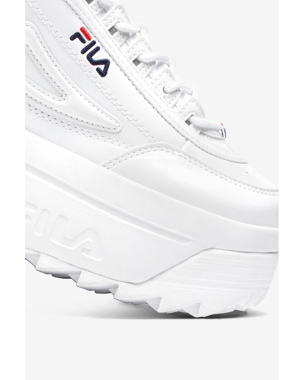 Fila Disruptor 2 Wedge Patent in White | Lyst