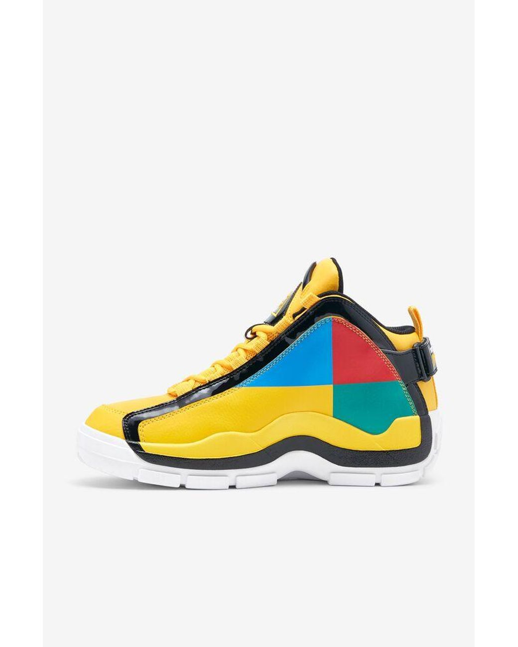 yellow filas mens