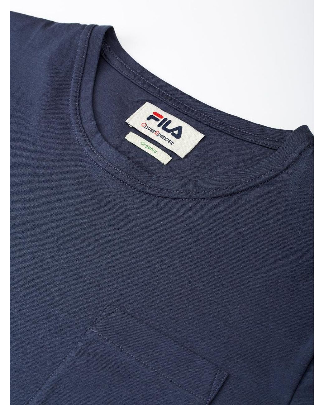 Fila X Oliver Spencer Anderson T-shirt in Blue for Men | Lyst UK