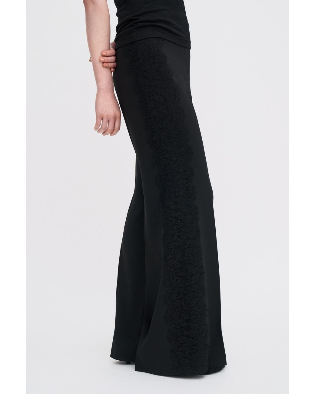 Filippa K Blue Evie Lace Trousers
