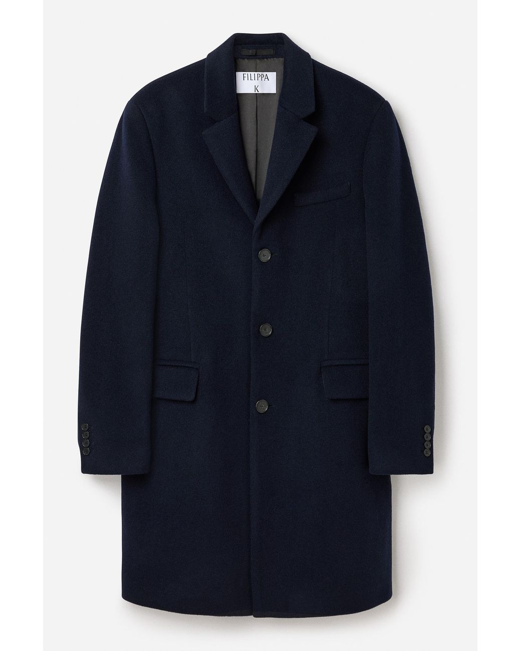 Filippa K Blue William Wool Coat for men
