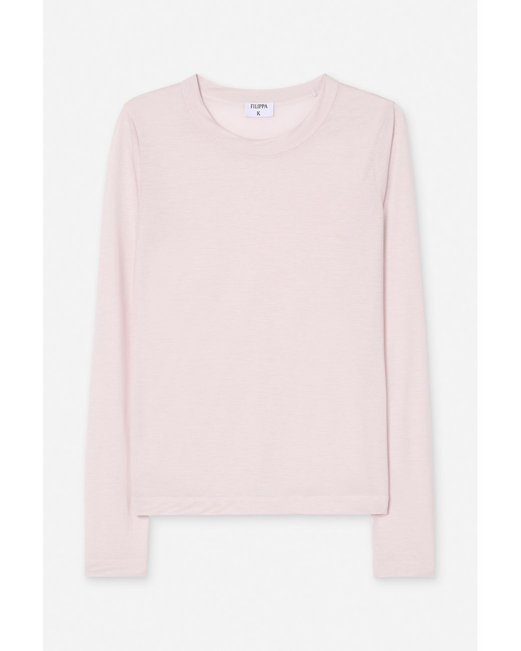 Filippa K White Scooped Longsleeve Top