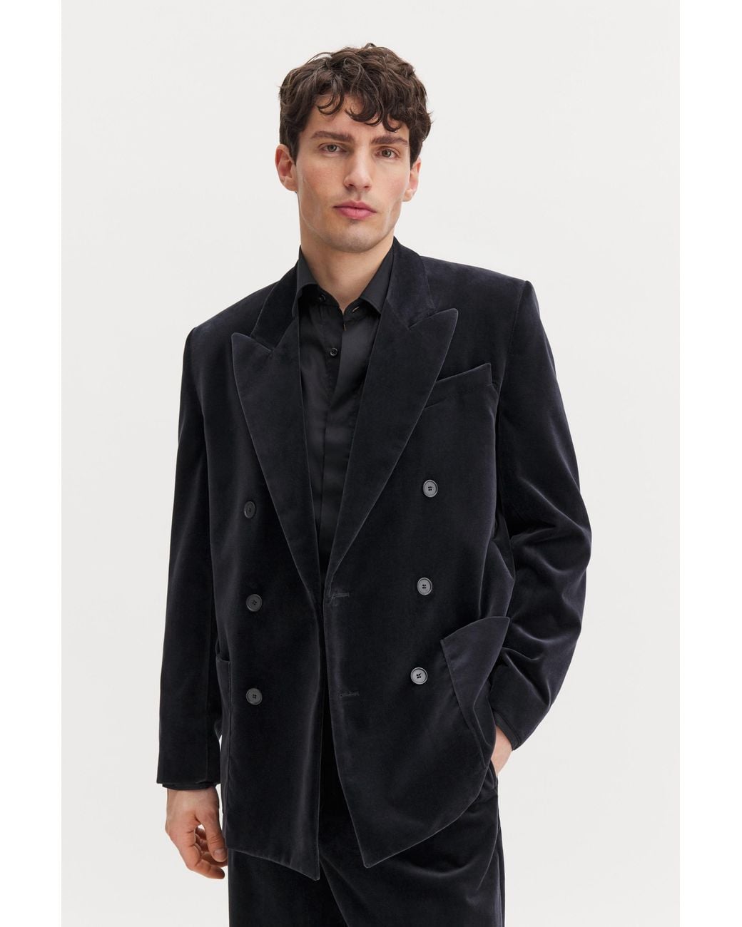 Filippa K Blue Michael Velvet Blazer for men