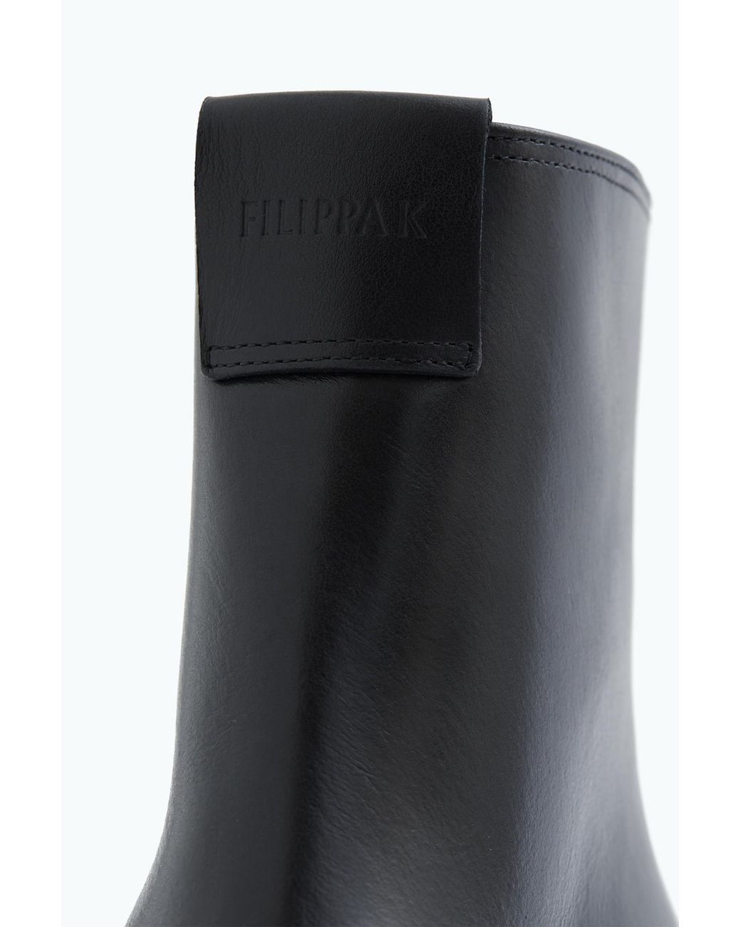 Filippa K White Round Toe Ankle Boots