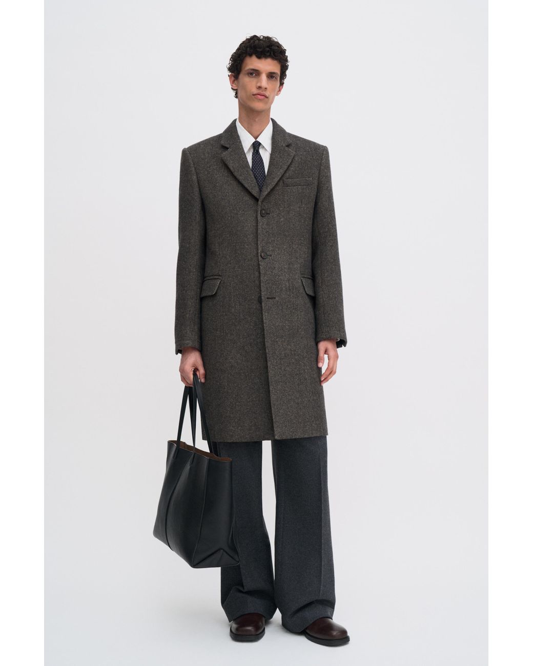 Filippa K Blue William Twill Coat for men
