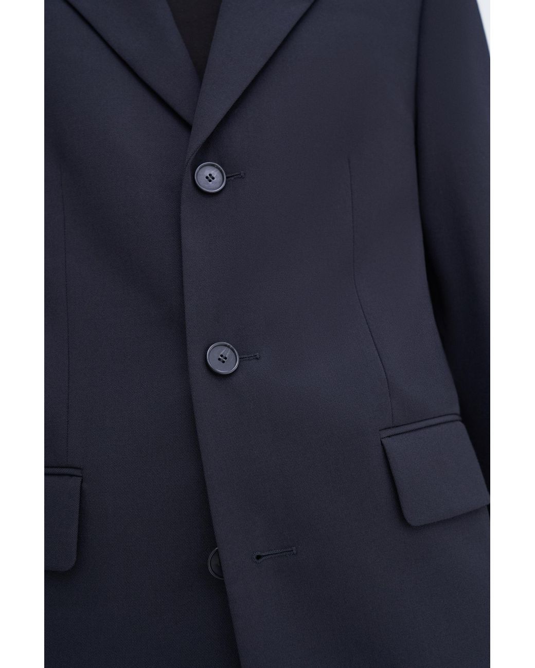 Filippa K Blue Tailored Blazer Coat