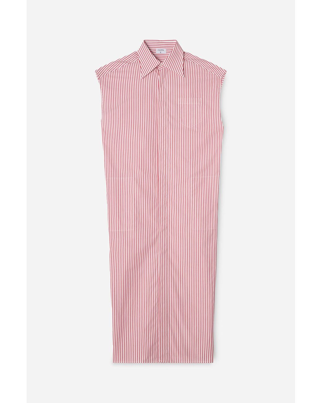 Filippa K Pink Cotton Poplin Shirt Dress