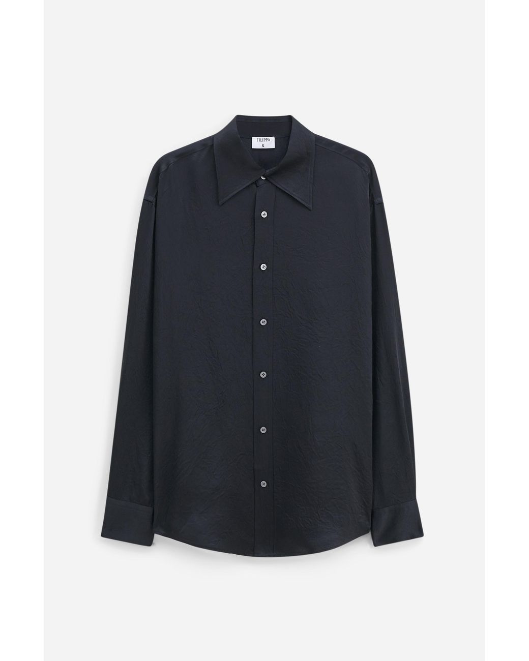 Filippa K Blue Crinkle Shirt