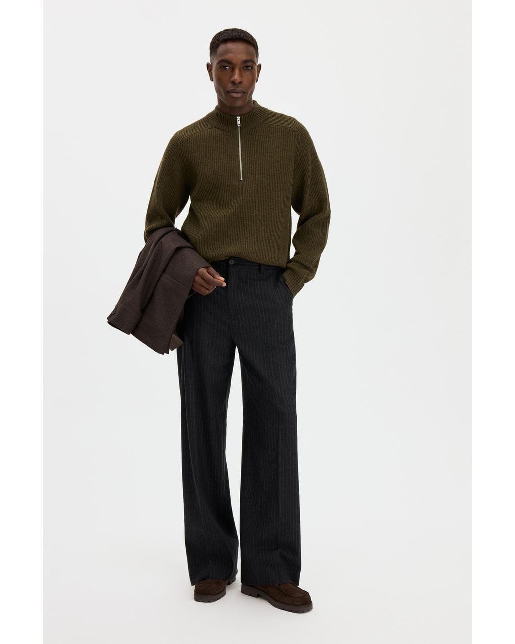 Filippa K Multicolor Wool Half Zip Sweater for men