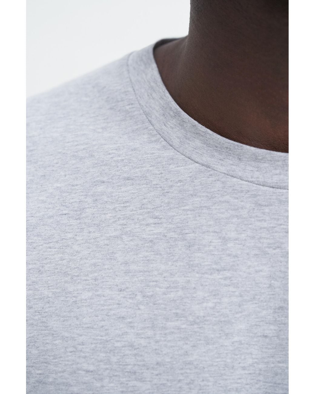 Filippa K White Stretch Cotton Tee for men