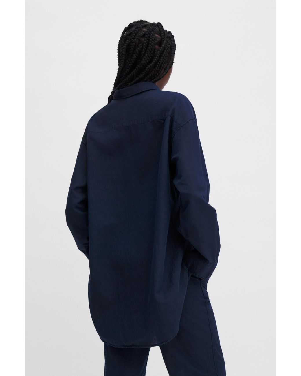 Filippa K Blue Sandie Linen Shirt