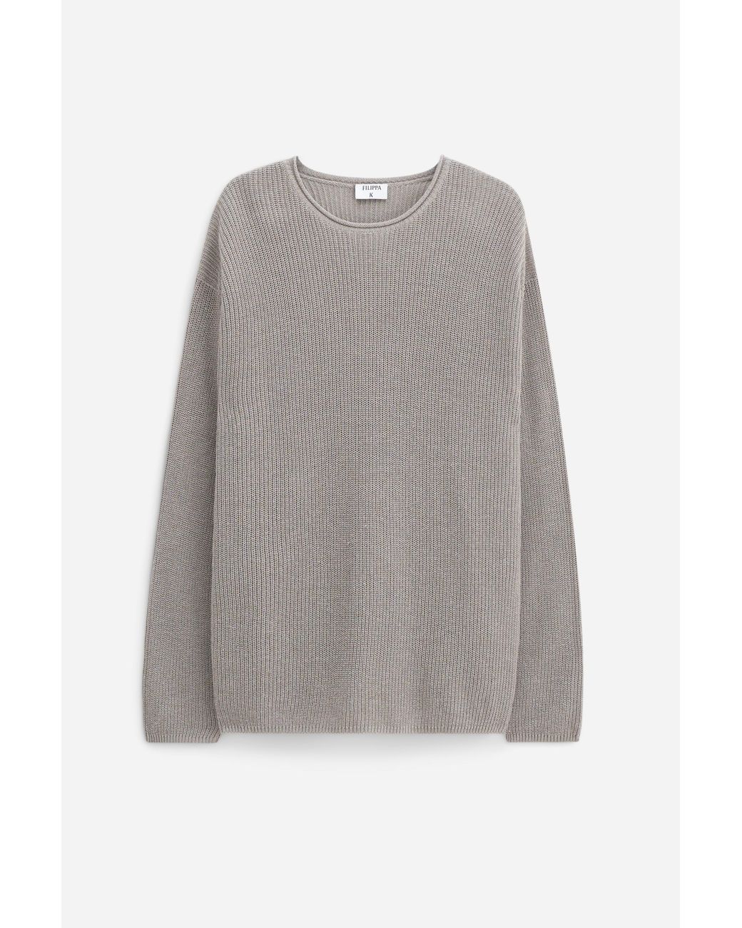 Filippa K Gray Relaxed Linen Sweater