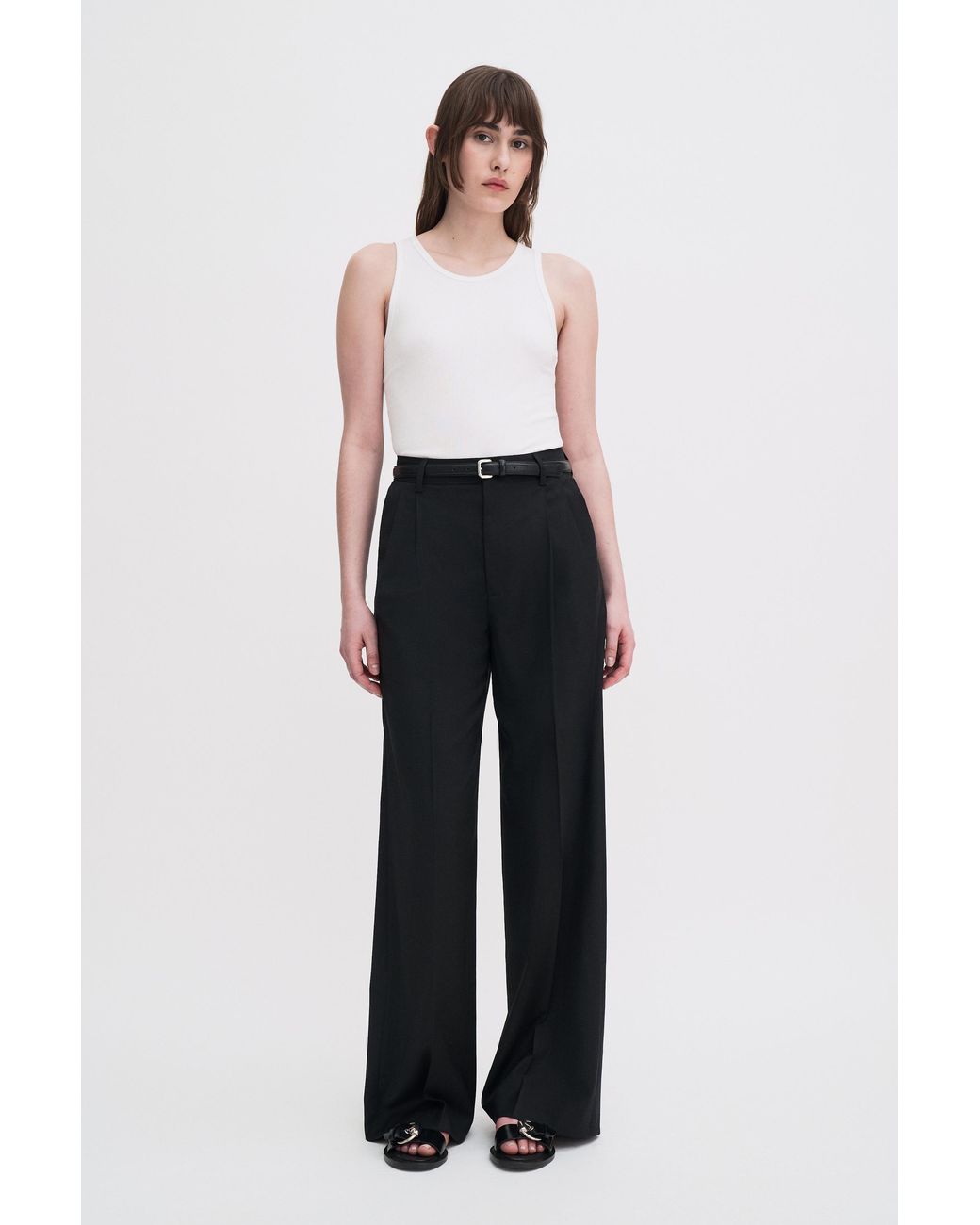 Filippa K Blue Darcey Cool Wool Trouser