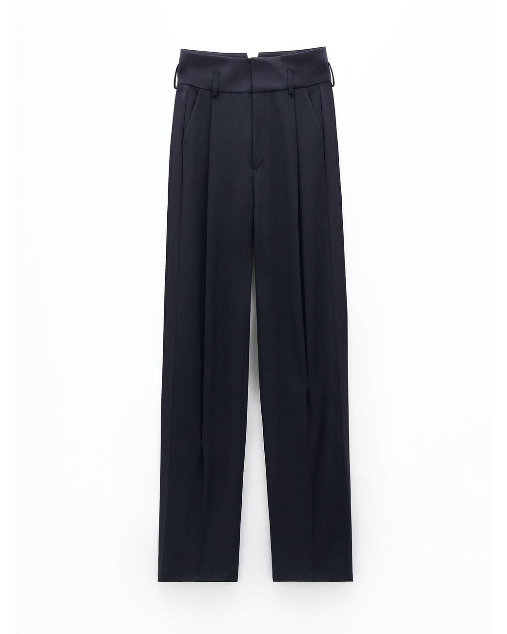 Filippa K Blue High Waist Tuxedo Trousers