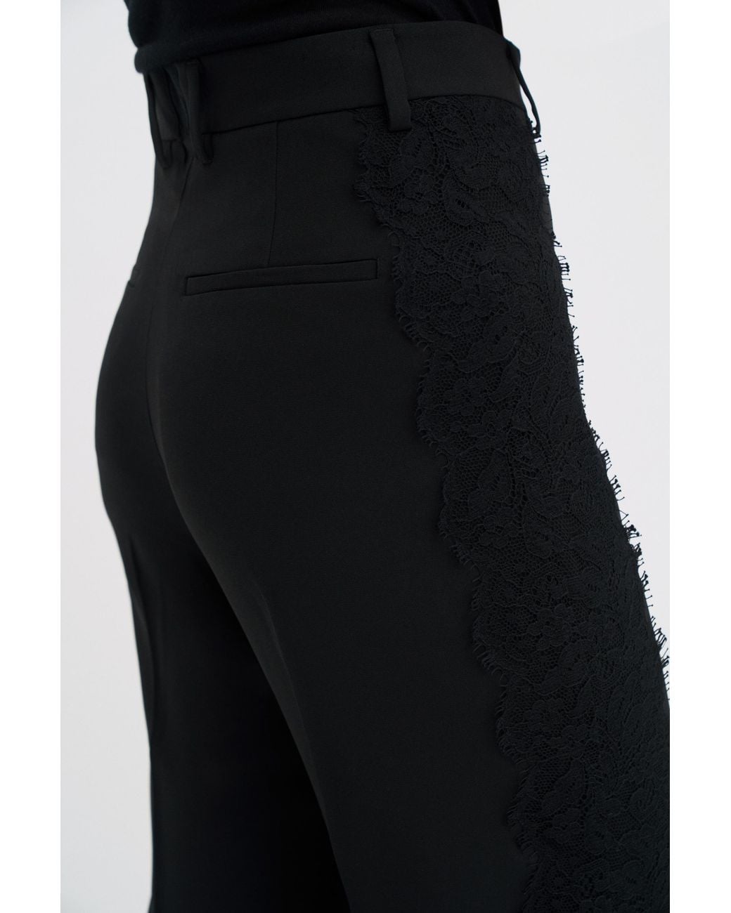 Filippa K Blue Evie Lace Trousers