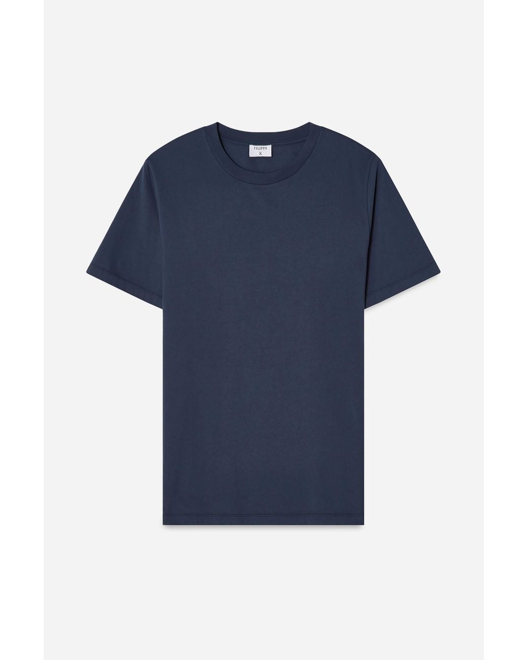 Filippa K Blue Classic Cotton Tee for men