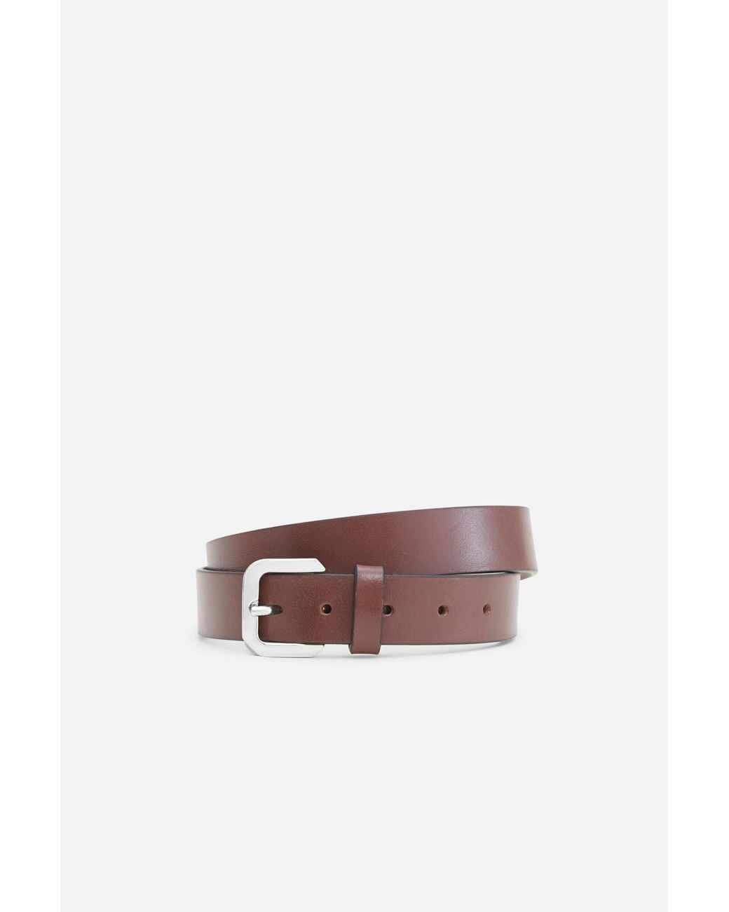 Filippa K White Buckle Belt for men