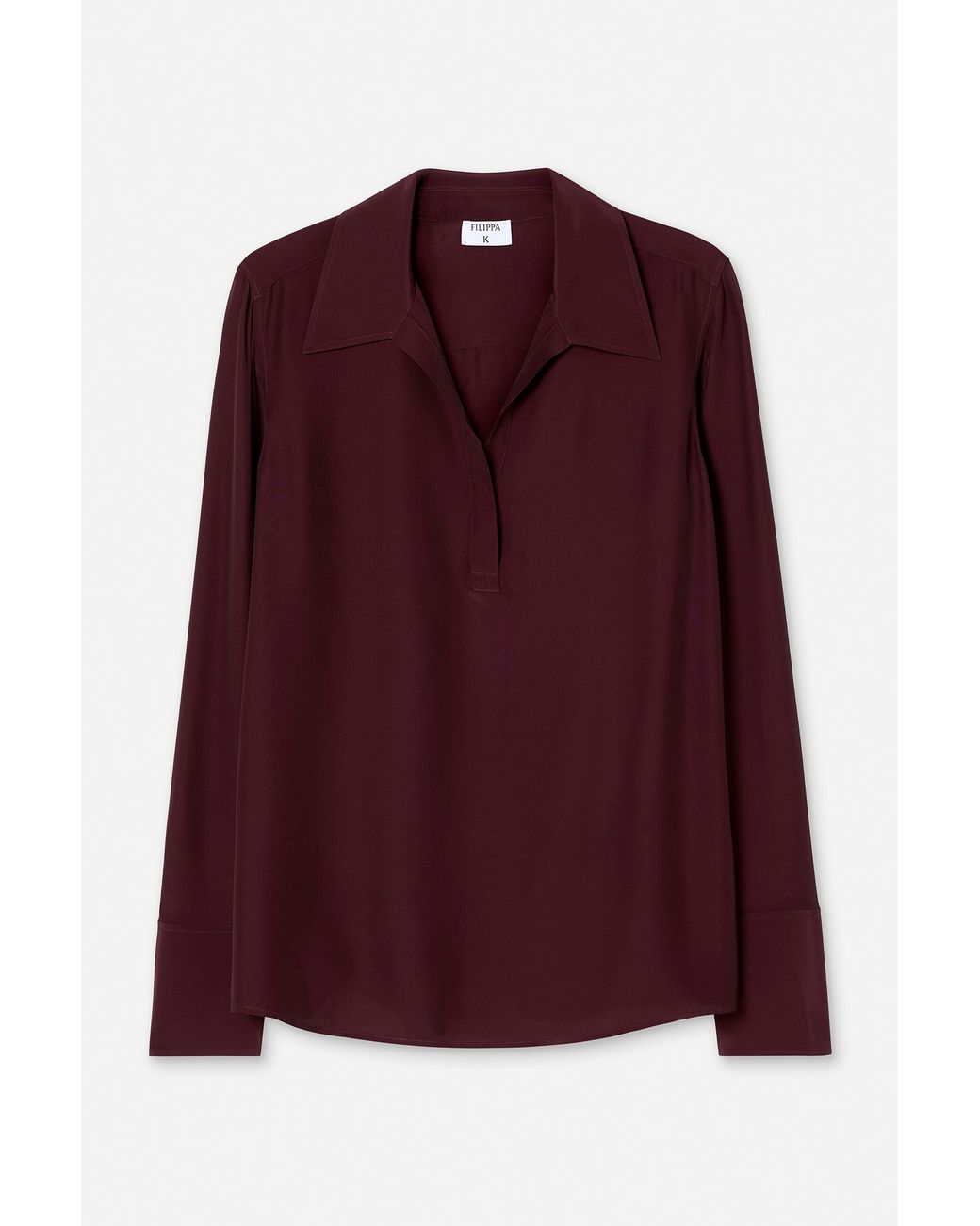 Filippa K Purple Half Placket Blouse