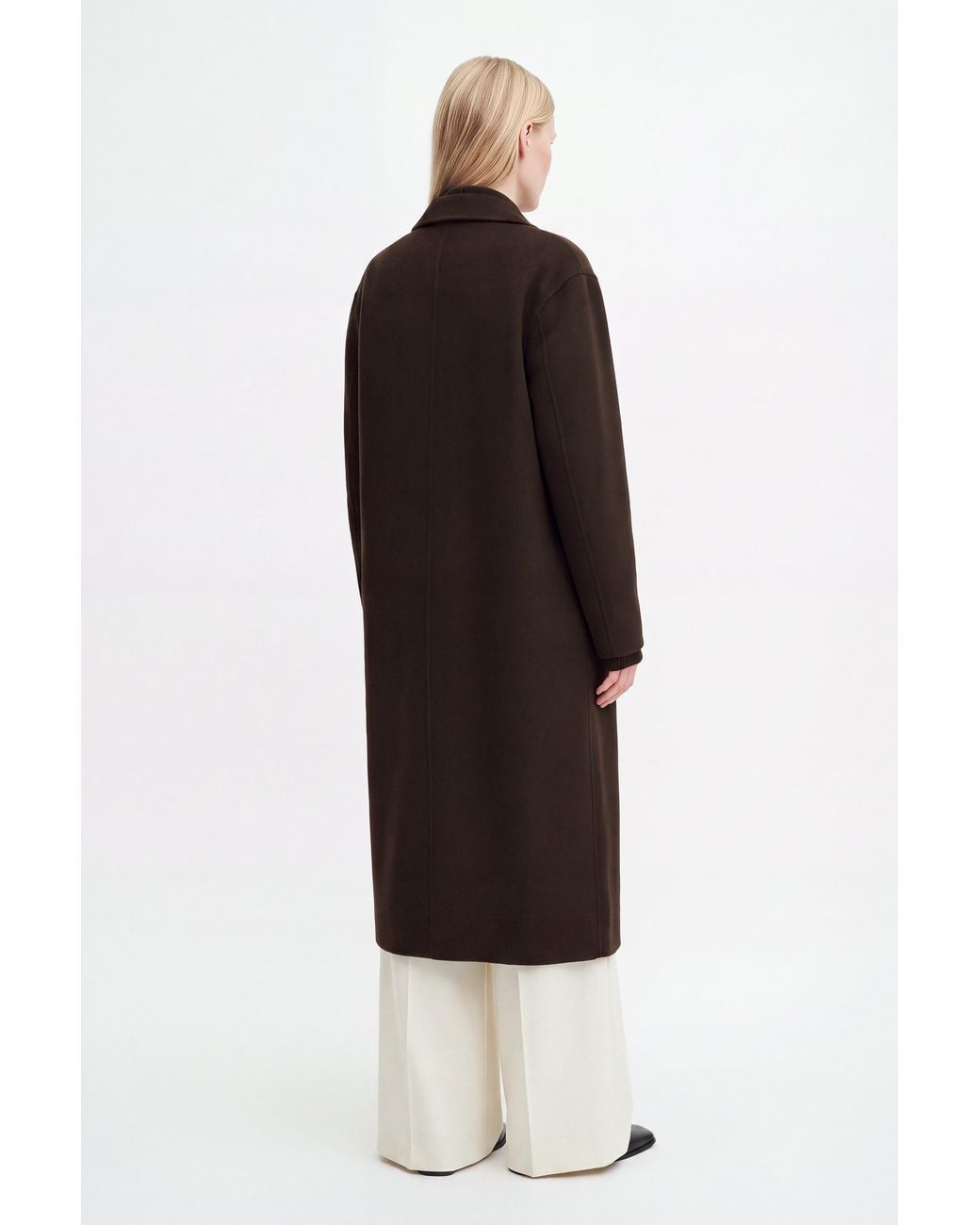 Filippa K Black Amelia Doublé Coat