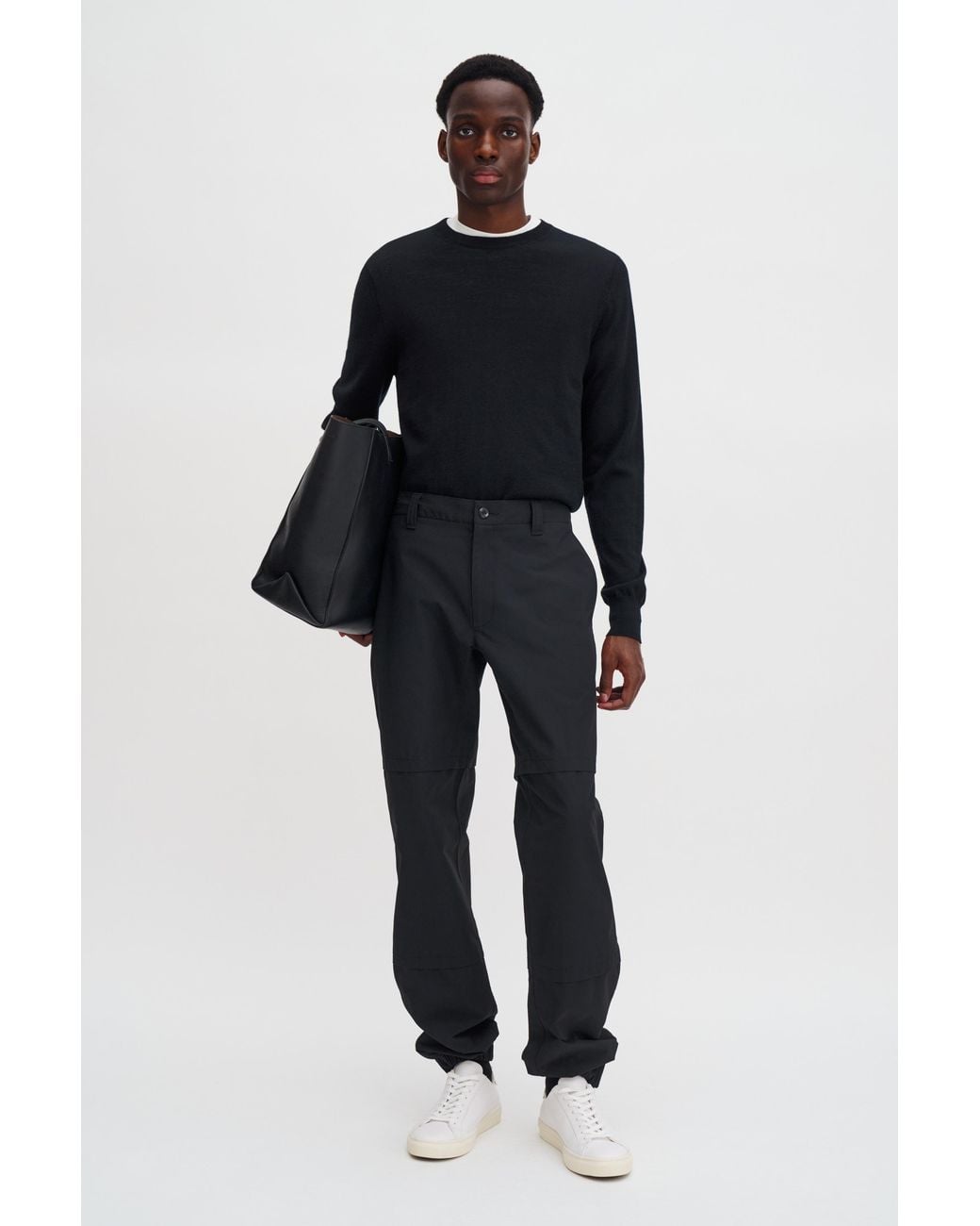 Filippa K Black Nico Track Trousers for men