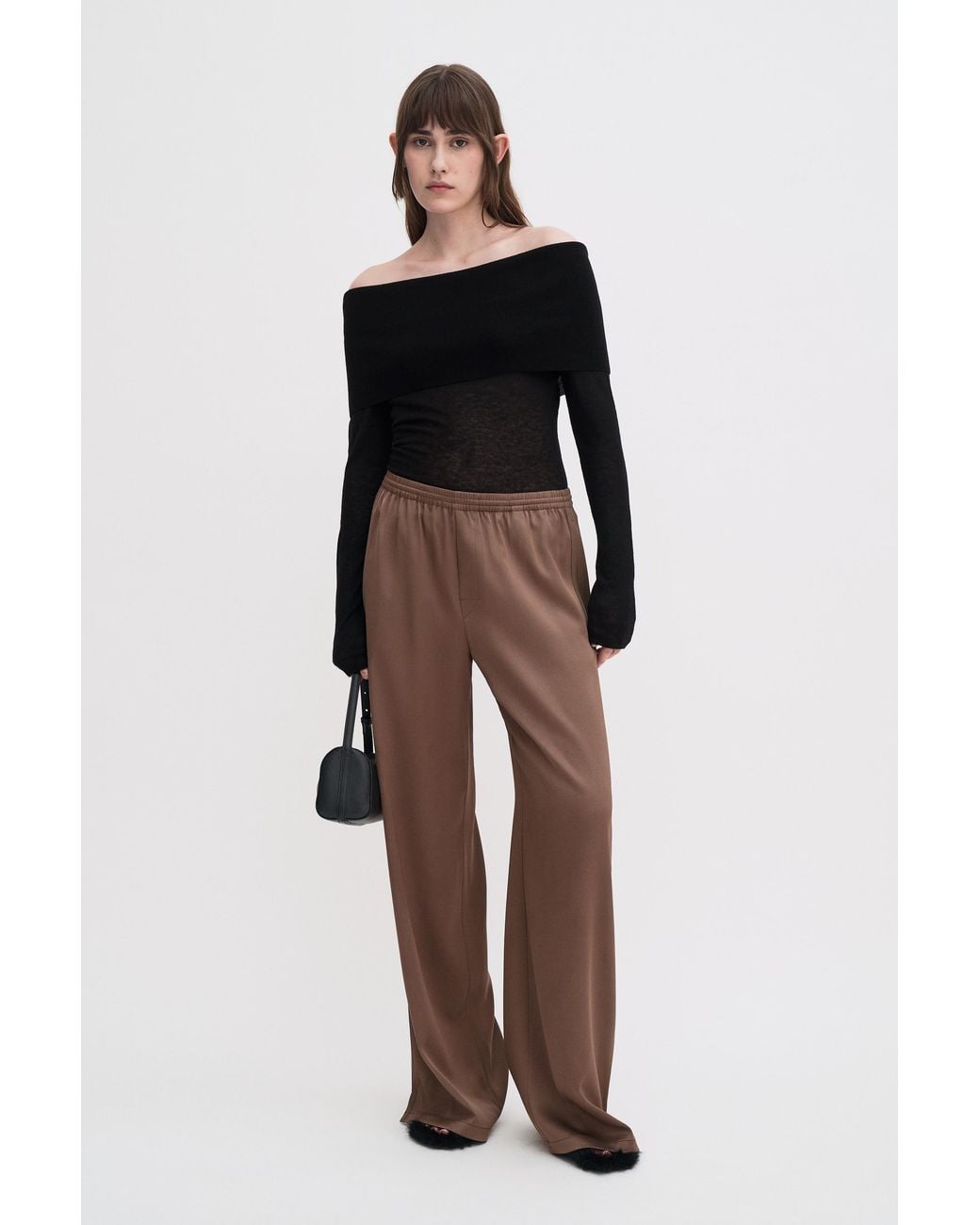 Filippa K Blue Light Off Shoulder Top