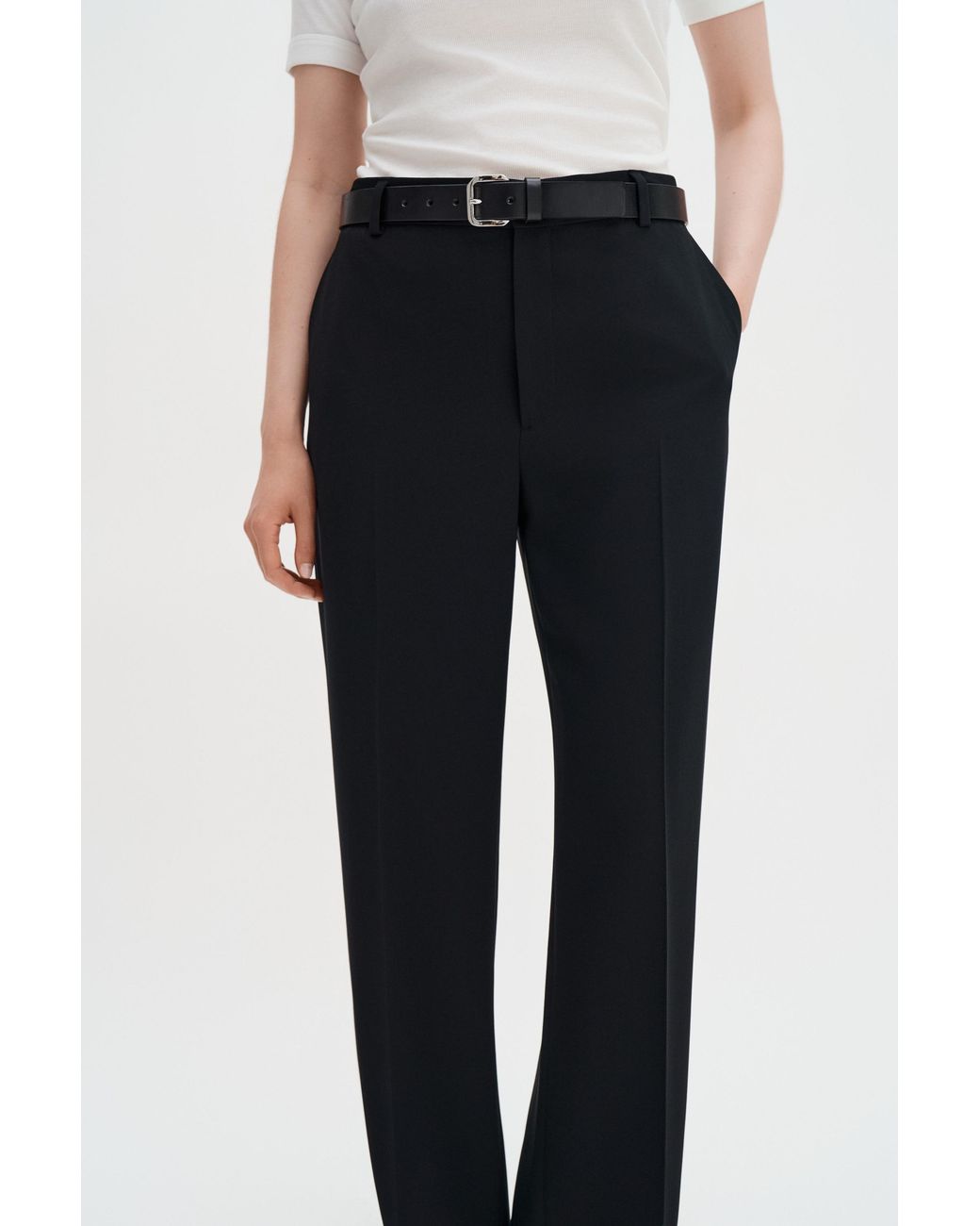 Filippa K Blue Hutton Wool Trousers
