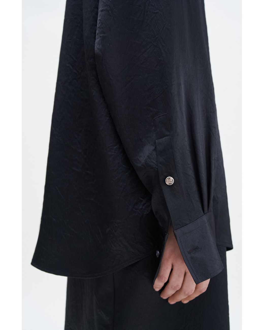 Filippa K Blue Crinkle Shirt